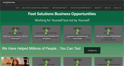 Desktop Screenshot of footsolutionsfranchise.com