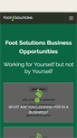 Mobile Screenshot of footsolutionsfranchise.com